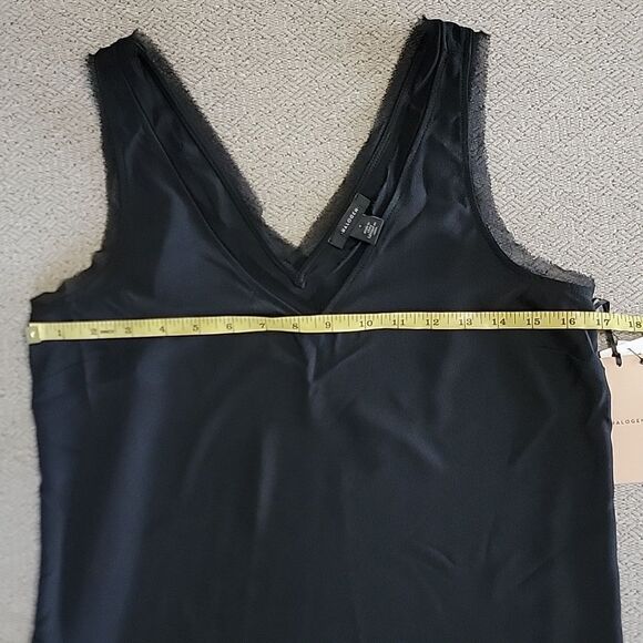 Halogen Black Sleeveless V-Neck Top - Size Small - Picture 6 of 12